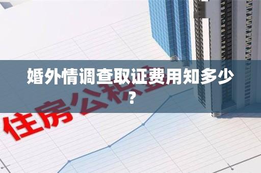 定南婚外情调查取证费用知多少？