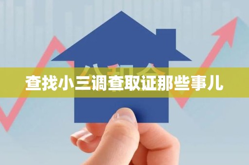 定南查找小三调查取证那些事儿