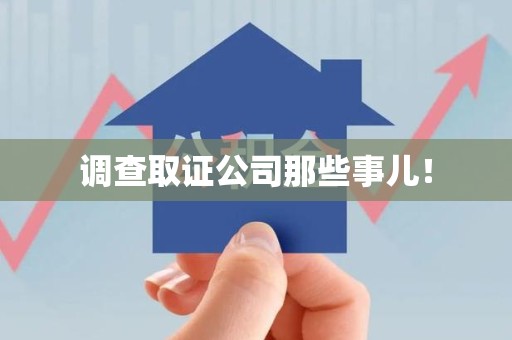 定南调查取证公司那些事儿！
