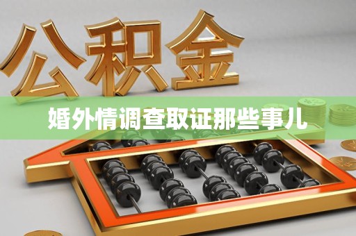 定南婚外情调查取证那些事儿