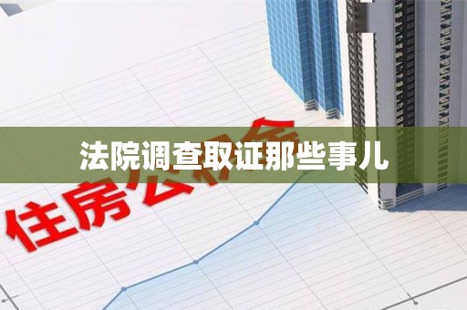 定南法院调查取证那些事儿