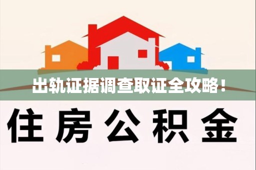 定南出轨证据调查取证全攻略！