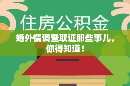 定南婚外情调查取证那些事儿，你得知道！