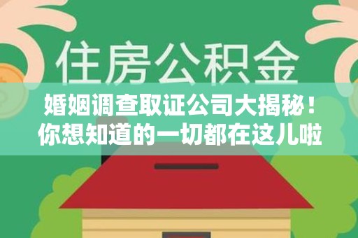 定南婚姻调查取证公司大揭秘！你想知道的一切都在这儿啦😉