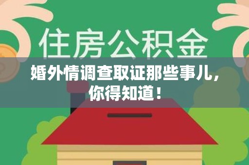 定南婚外情调查取证那些事儿，你得知道！