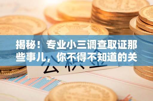 定南揭秘！专业小三调查取证那些事儿，你不得不知道的关键点