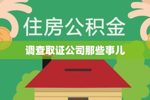 定南调查取证公司那些事儿