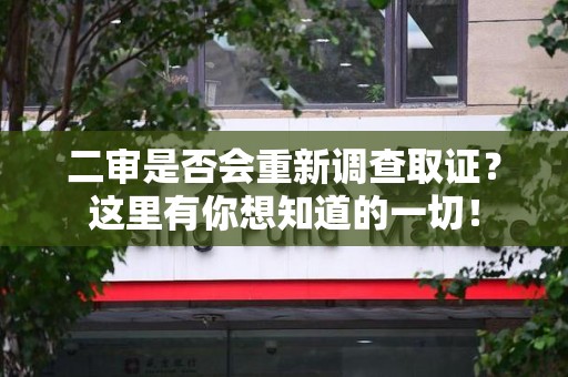 定南二审是否会重新调查取证？这里有你想知道的一切！